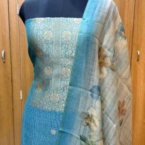 Chanderi silk jamdani weaving salwar materials